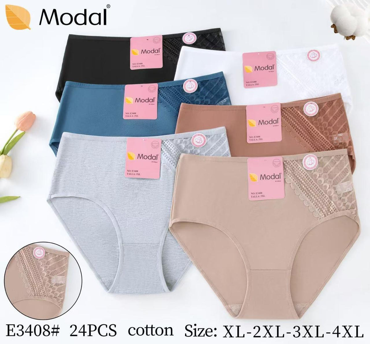 Culotte Femme Imprimée – Motifs Assortis – Réf. 236