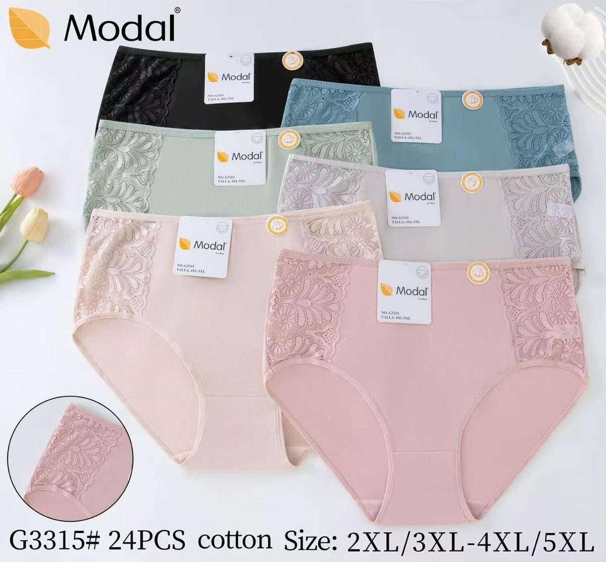 Culotte Femme Imprimée – Motifs Assortis – Réf. 237