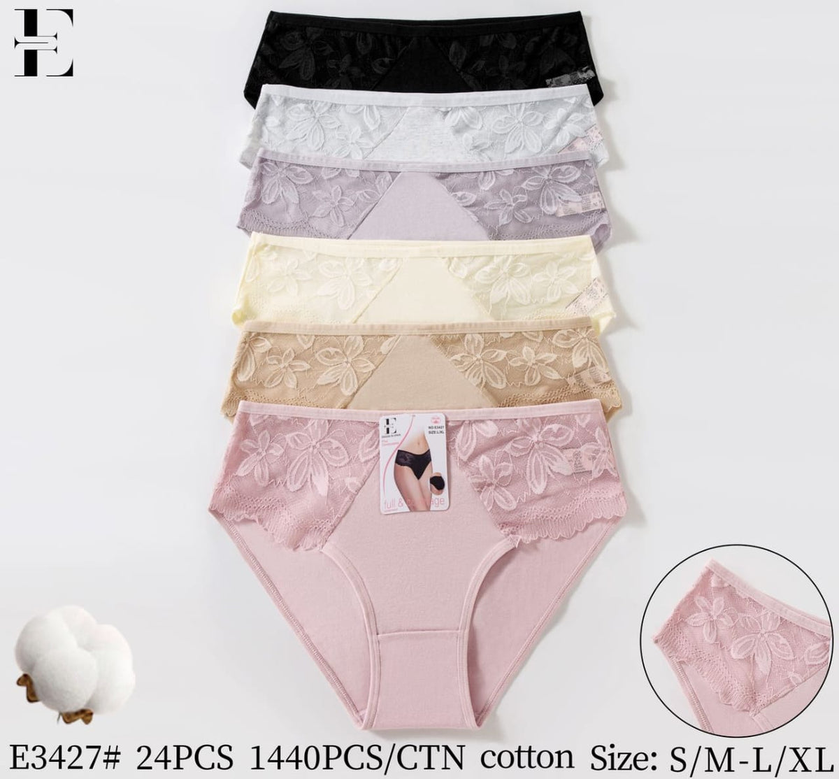Culotte Femme Imprimée – Motifs Assortis – Réf. 239