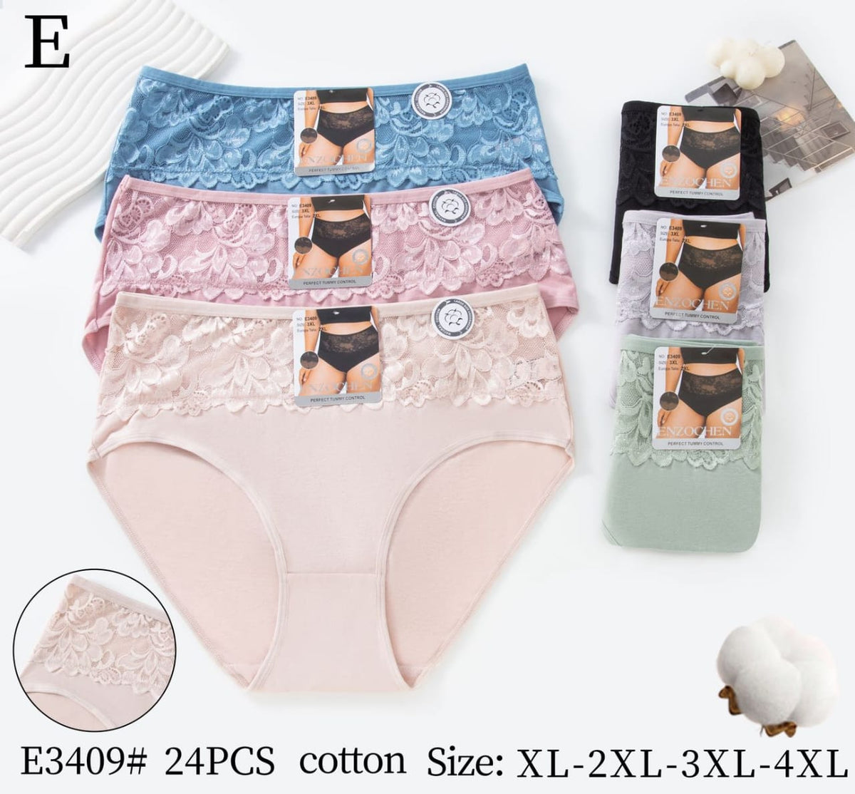 Culotte Femme Imprimée – Motifs Assortis – Réf. 255