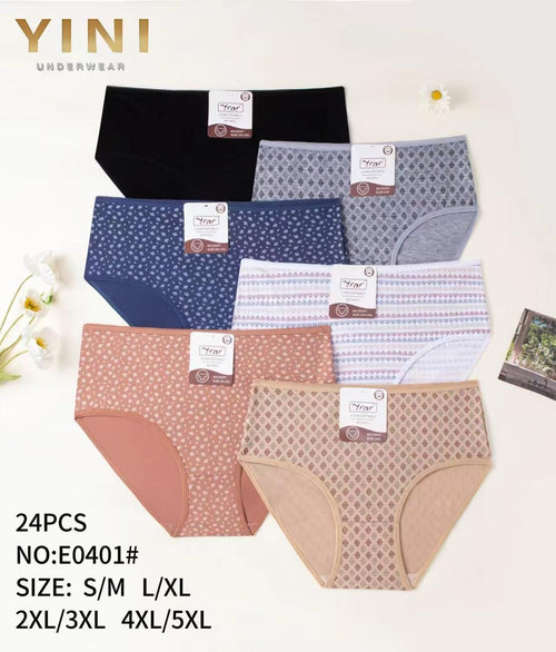 Culotte Femme Imprimée – Motifs Assortis – Réf. 258