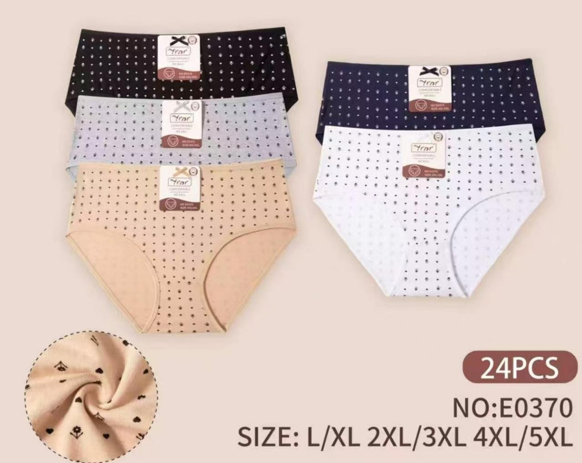 Culotte Femme Imprimée – Motifs Assortis – Réf. 261