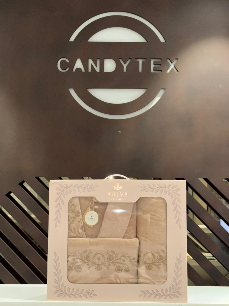 Ensemble Serviettes CANDYTEX Luxe – Beige