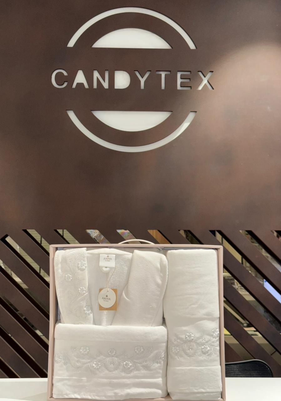 Ensemble Serviettes CANDYTEX Luxe – Blanc