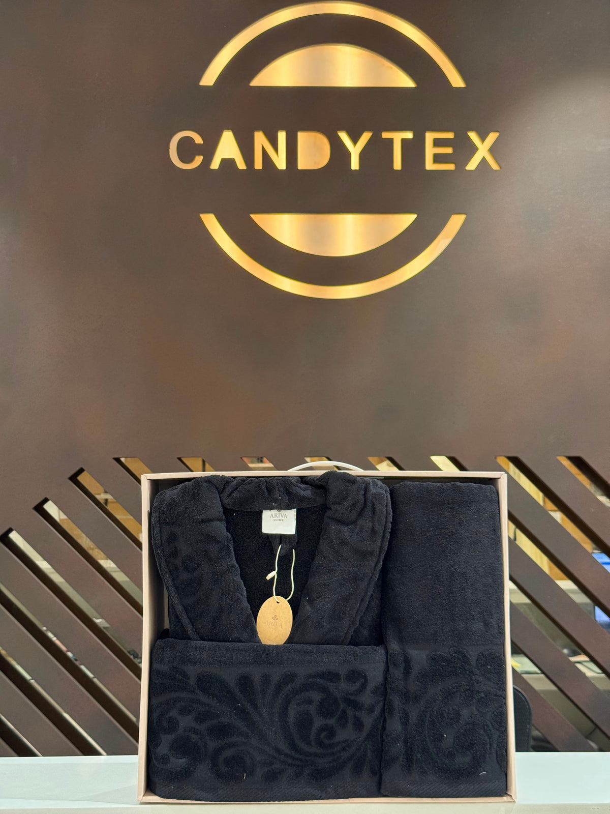 Ensemble Serviettes CANDYTEX Luxe – Bleu Marine
