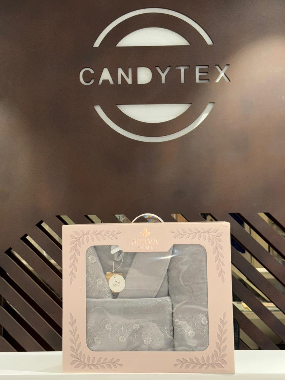 Ensemble Serviettes CANDYTEX Luxe – Gris