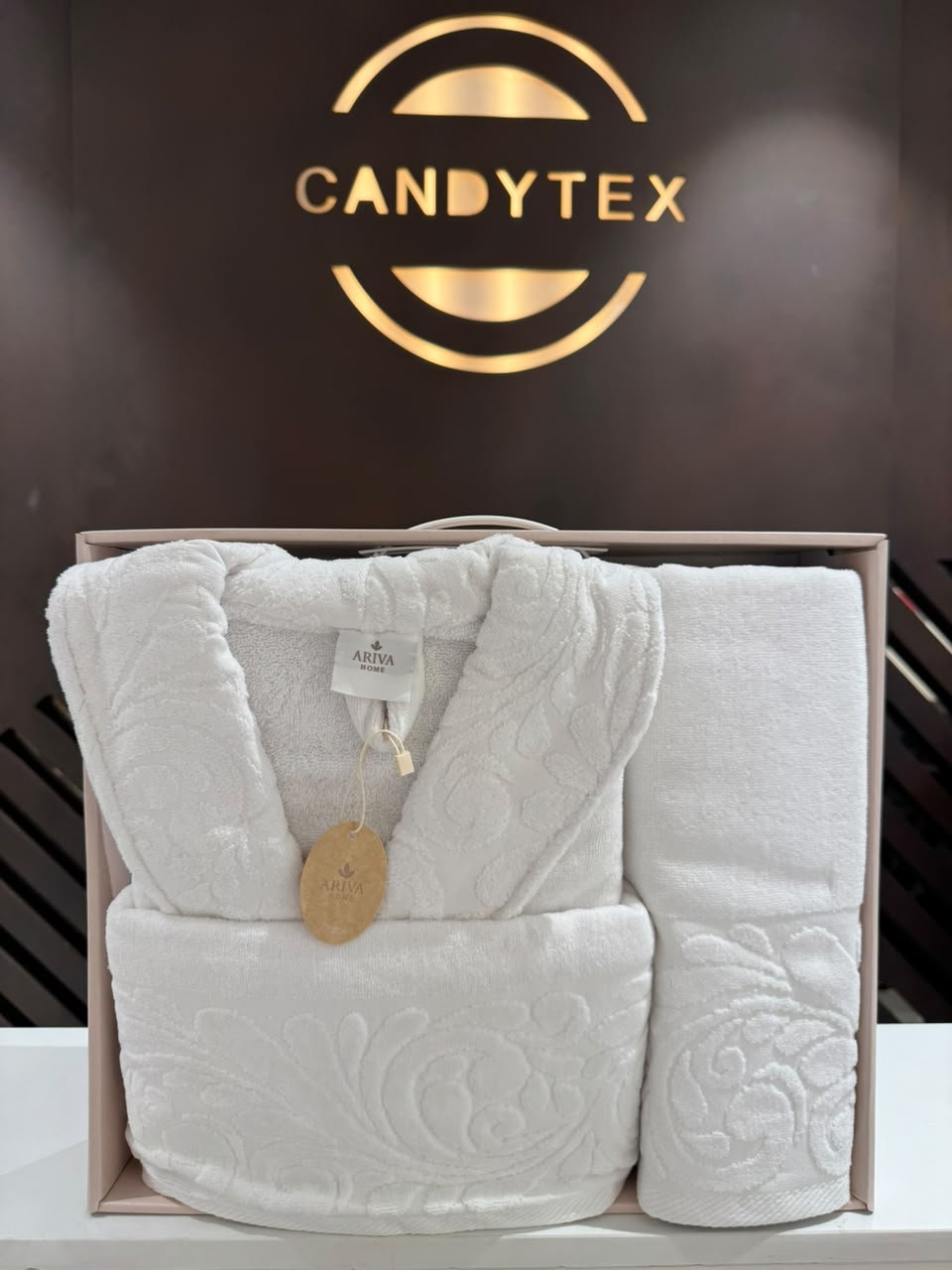 Ensemble Serviettes CANDYTEX Luxe – Ivoire