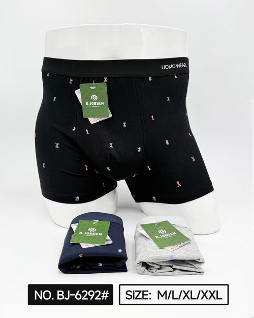 Boxer Homme Imprimé Micro-Motifs – Réf. BJ-6292