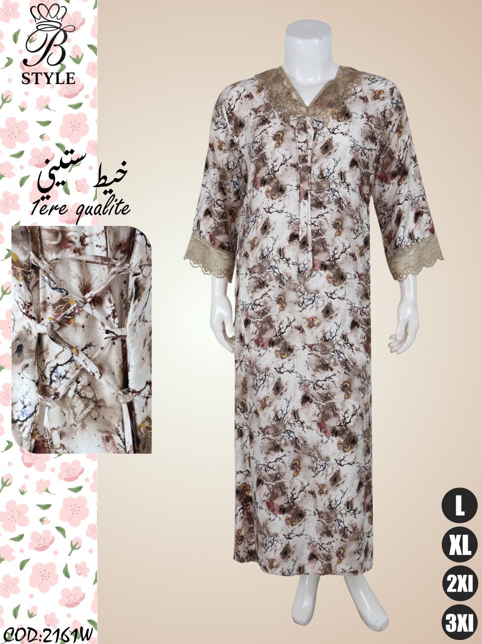 Chemise de Nuit Femme Fleurie