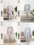 Pyjama Femme 2 Pièces à Pois et Cœurs – Coupe Ajustée Confort – Modèle 2151CH
