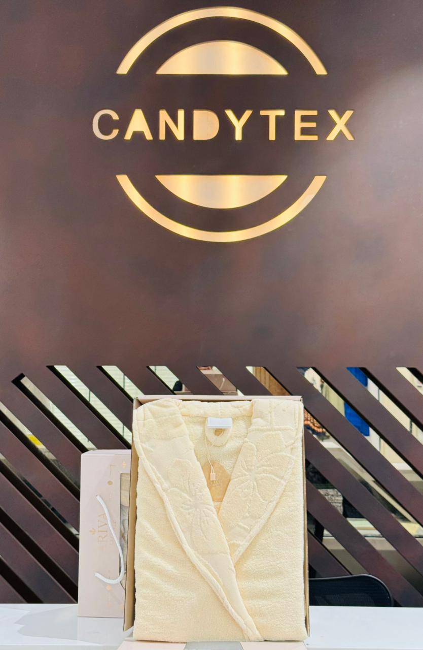 Serviette CANDYTEX Eponge Premium – Ivoire