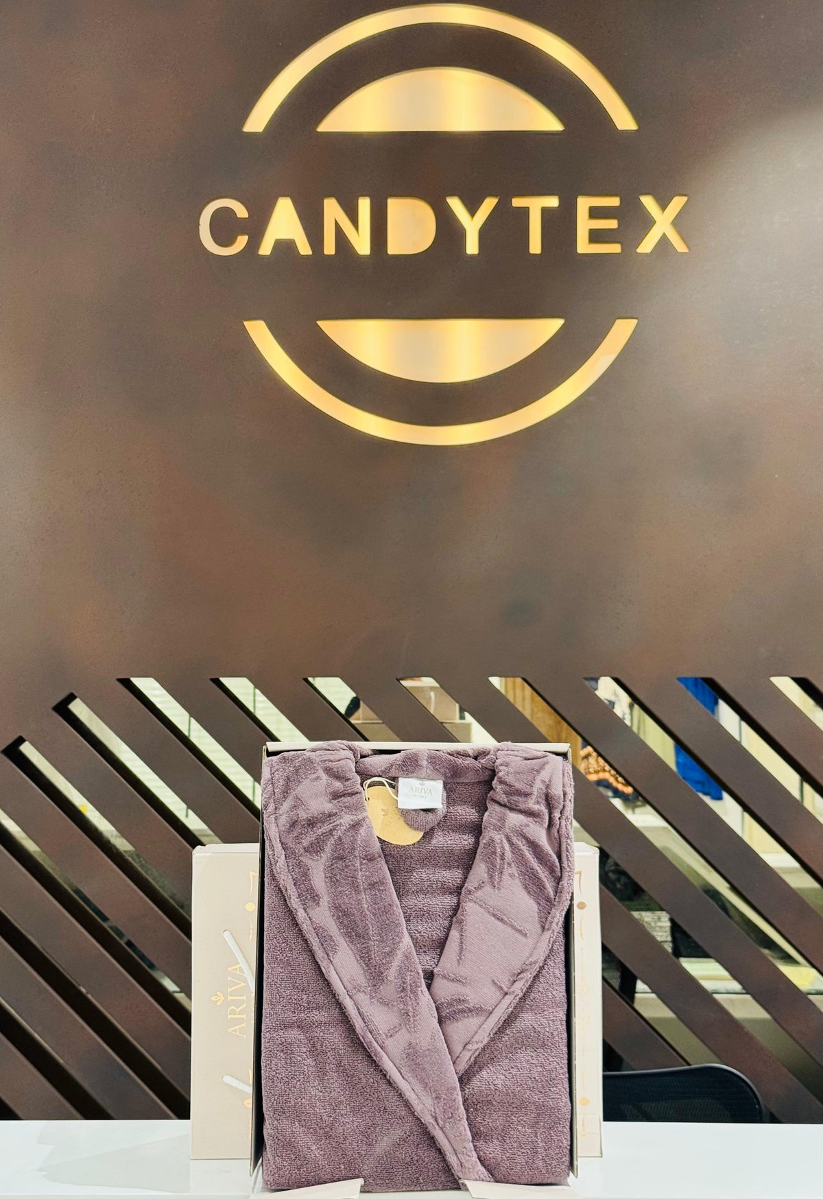 Serviette CANDYTEX Eponge Premium – Mauve