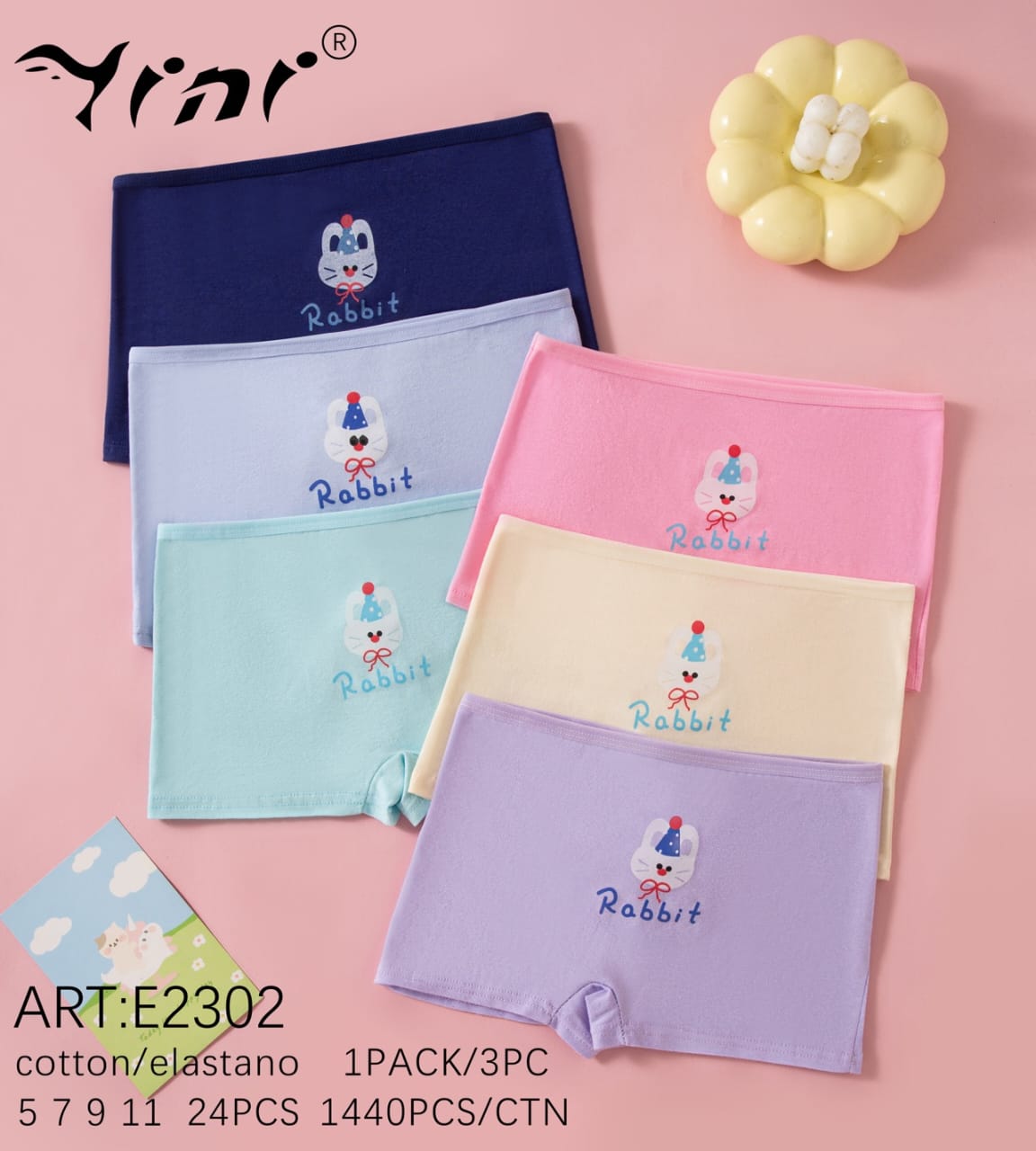 Sous-Vêtement Enfant en Pack – Réf. E2302
