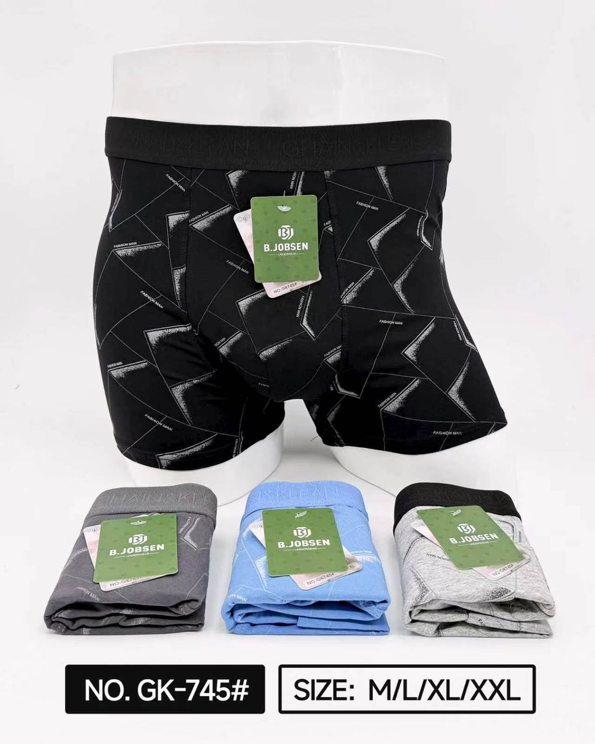 Boxer Homme Imprimé Géométrique – Réf. GK-745